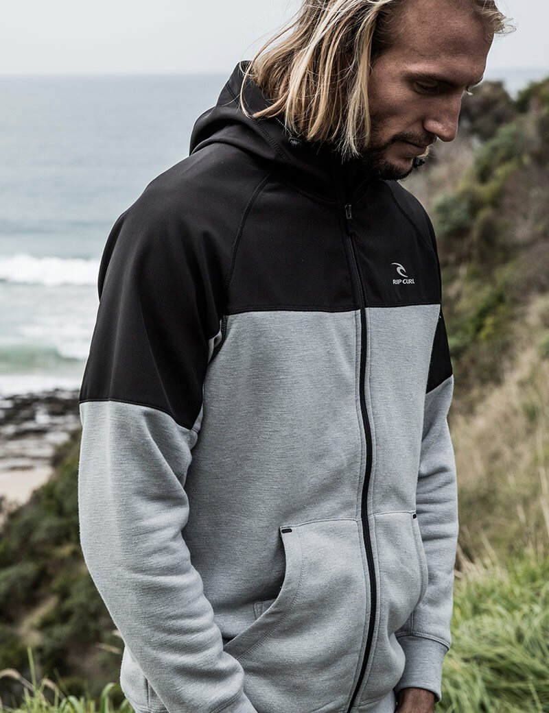 rip curl zip hoodie