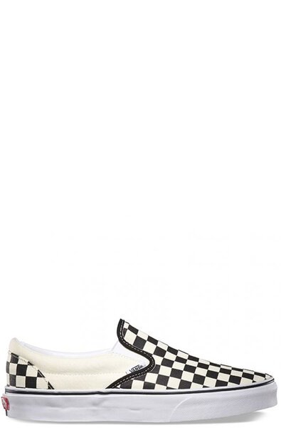 CLASSIC SLIP ON - CHECKERBOARD BLK WHT-footwear-Backdoor Surf