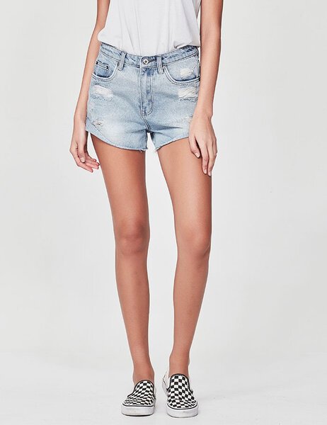 CASSIDY DENIM SHORT-womens-Backdoor Surf