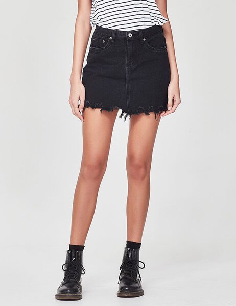 LILY DENIM SKIRT-womens-Backdoor Surf