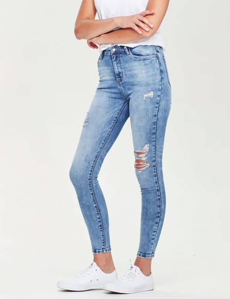 GRACE RIPPED SKINNY JEAN