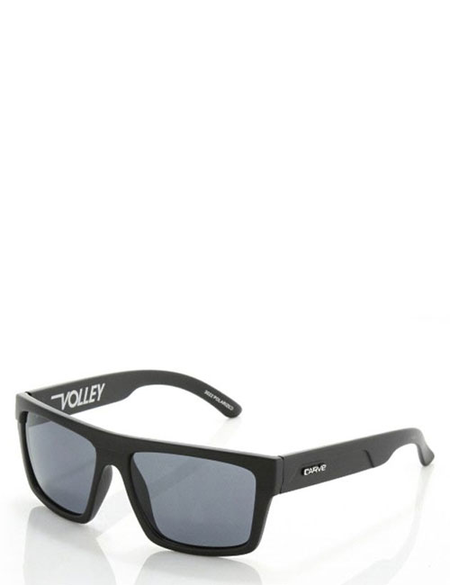 VOLLEY - MATT BLACK POLARISED