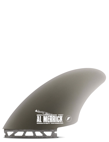 AL MERRICK KEEL FIBERGLASS TWIN FIN SET