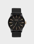 SENTRY LEATHER - MATTE BLACK GOLD