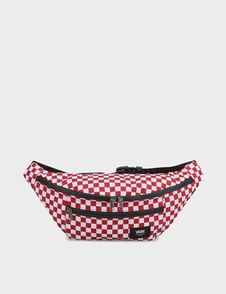 WARD CROSS BODY BAG - RED CHECK-mens-Backdoor Surf