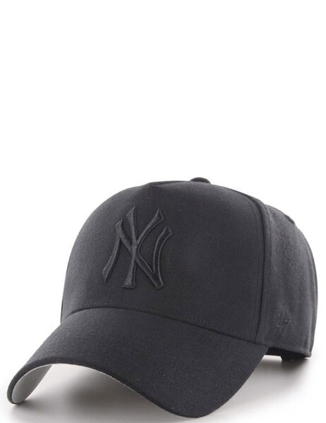 NY YANKEES MVP DT SNAPBACK - BLACK BLACK-mens-Backdoor Surf