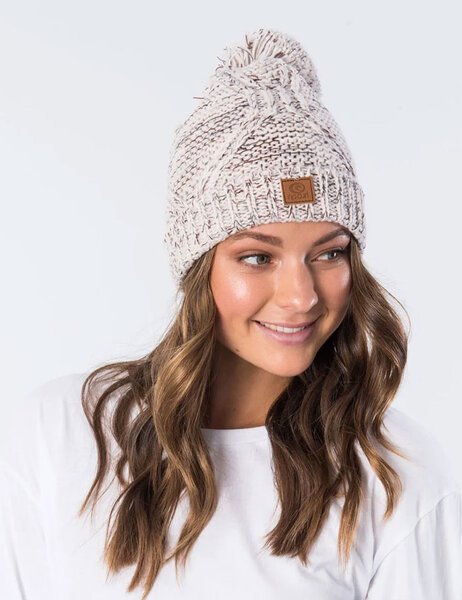 FLECKER POM POM BEANIE-womens-Backdoor Surf