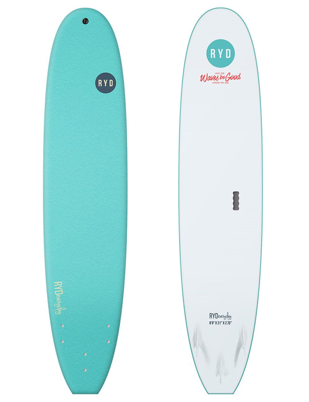 ryd soft top surfboard