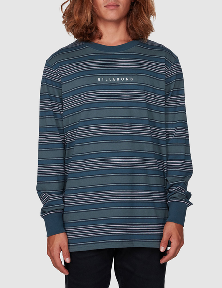 MIX UP STRIPE LS TEE