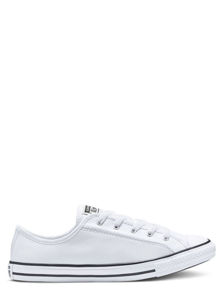 CT DAINTY LEATHER LOW - WHITE