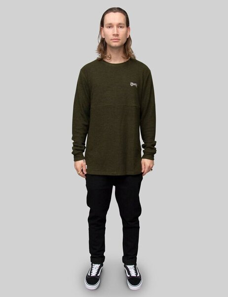 WAFFLE KNIT CREW-mens-Backdoor Surf