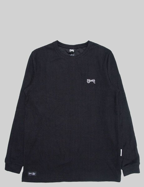 WAFFLE KNIT CREW-mens-Backdoor Surf