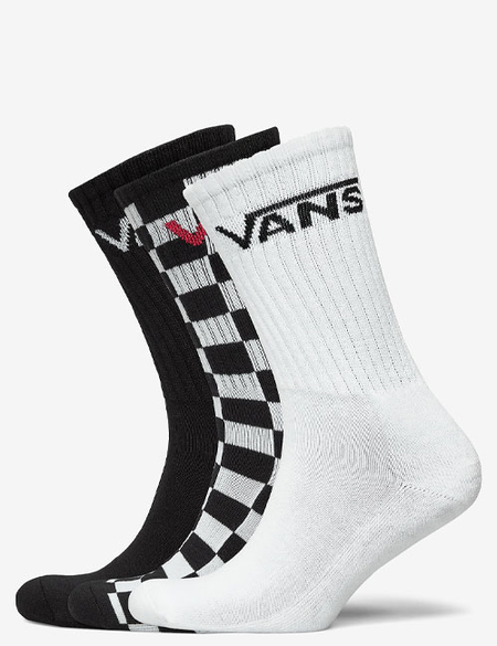 CLASSIC CREW SOCK CHECKERBOARD 9.5-13 3 PAIR