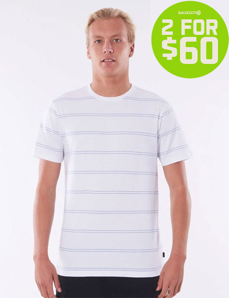 2FOR 60 PLAIN STRIPE TEE