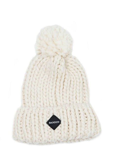 KNIT POM POM BEANIE-womens-Backdoor Surf