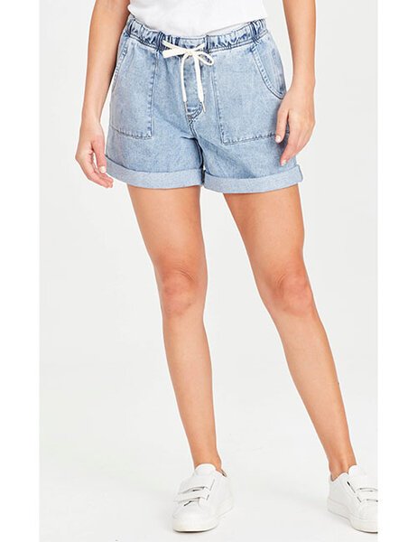 MABEL DENIM SHORT-womens-Backdoor Surf