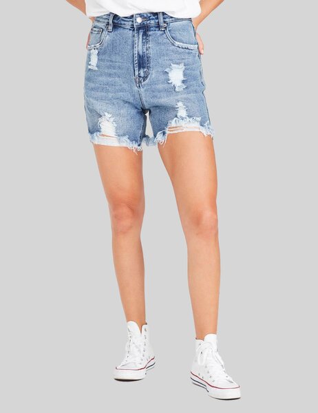 ADINA DENIM SHORT-womens-Backdoor Surf