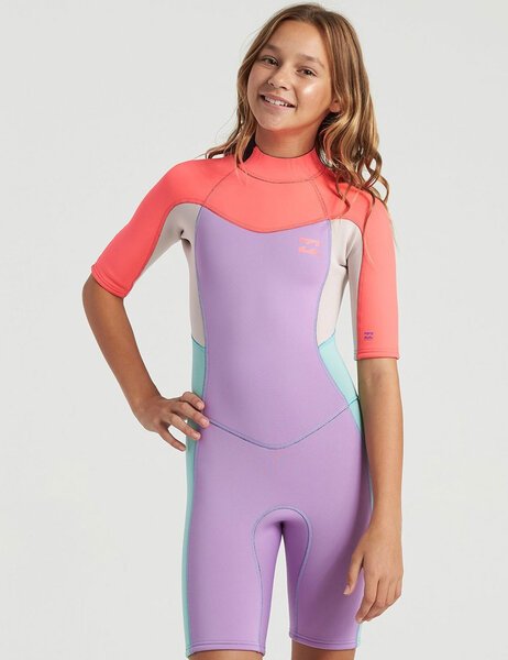 2MM TEEN GIRLS SYNERGY BZ SPRINGSUIT-wetsuits-Backdoor Surf