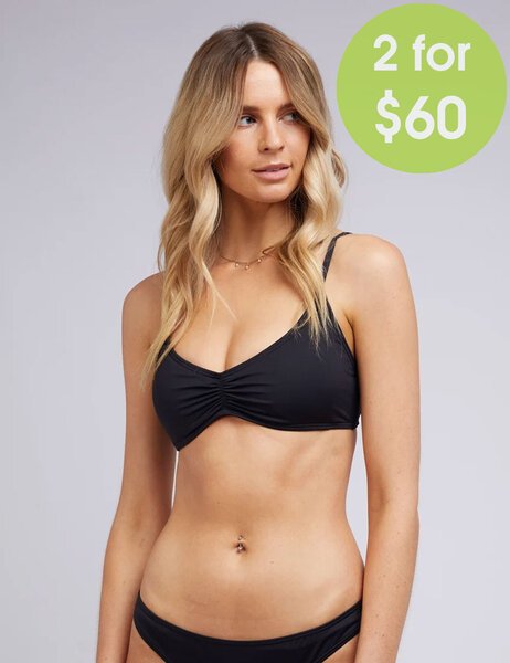 2FOR 60 ESSENTIALS BRALETTE A-DD BIKINI TOP-womens-Backdoor Surf