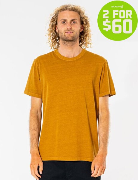 2FOR 60 PLAIN WASH TEE-mens-Backdoor Surf