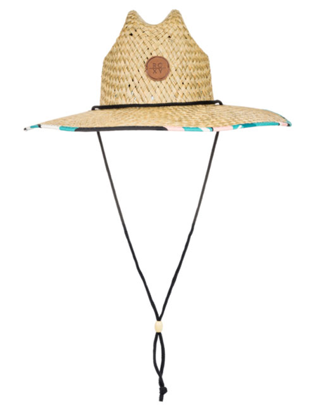 PINA TO MY COLADA PRINTED STRAW HAT