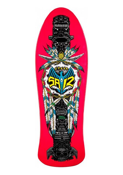 STEVE SAIZ TOTEM PINK DECK - 10.0-skate-Backdoor Surf