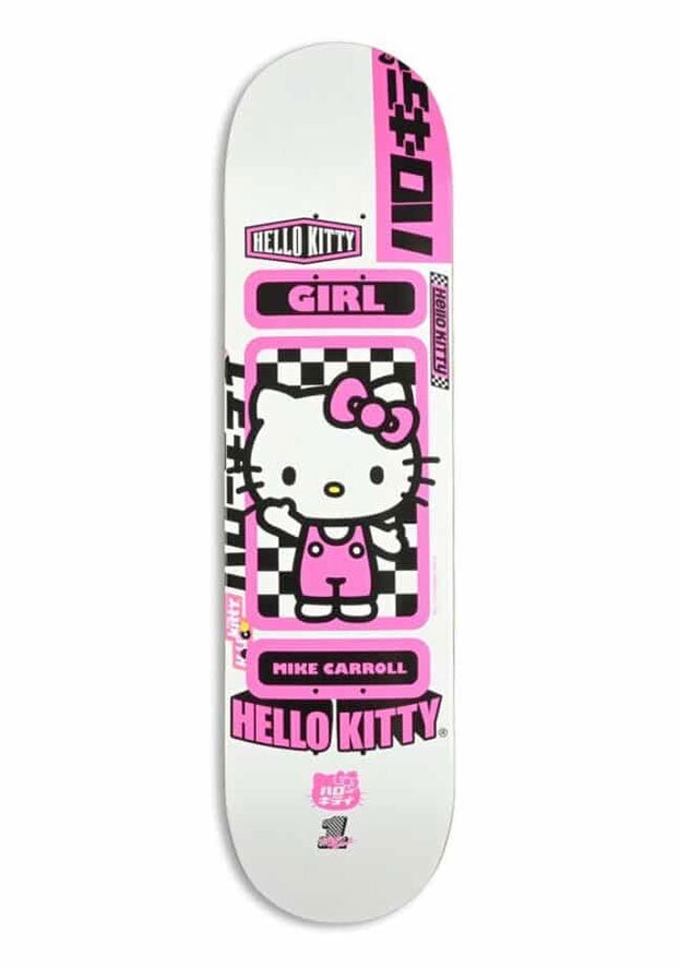 MIKE CARROLL SANRIO TOKYO SPEED - 8.0 - Shop Skateboard Decks - Designs   Blank Decks | Backdoor - GIRL S21