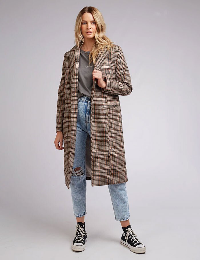 DREW CHECK COAT