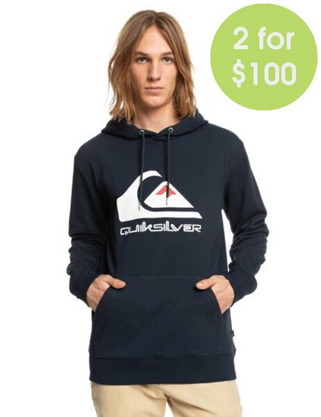 2FOR 100 BIG LOGO HOOD-mens-Backdoor Surf