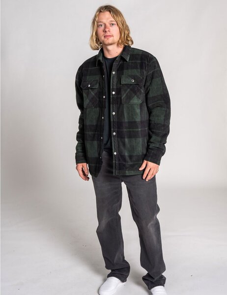 BOWERED FLEECE LS SHIRT-mens-Backdoor Surf