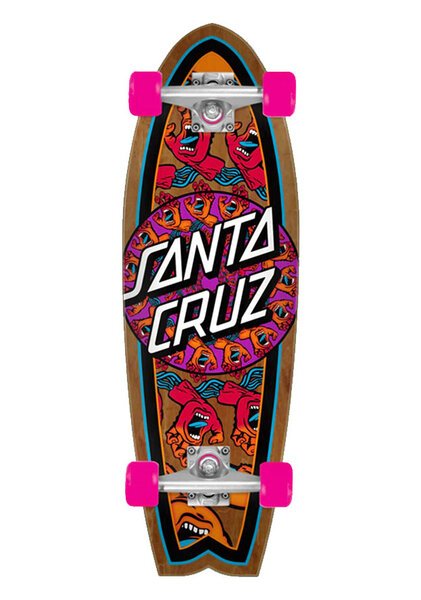 MANDALA HAND SHARK CRUISER - 8.8-skate-Backdoor Surf