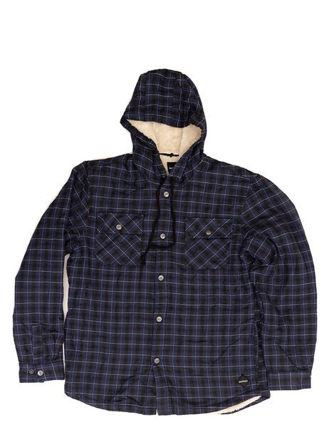 FLUID SHERPA HOODED SHIRT-mens-Backdoor Surf