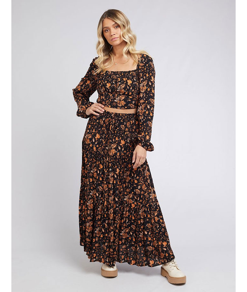 CLEO FLORAL MAXI SKIRT