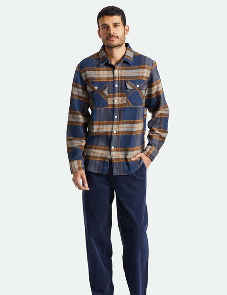 BOWERY L/S FLANNEL-mens-Backdoor Surf