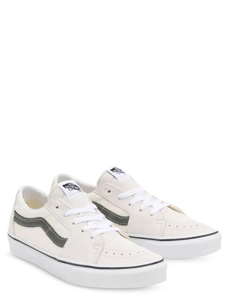 SK8-LOW - BLANC DE BLANC KHAKI