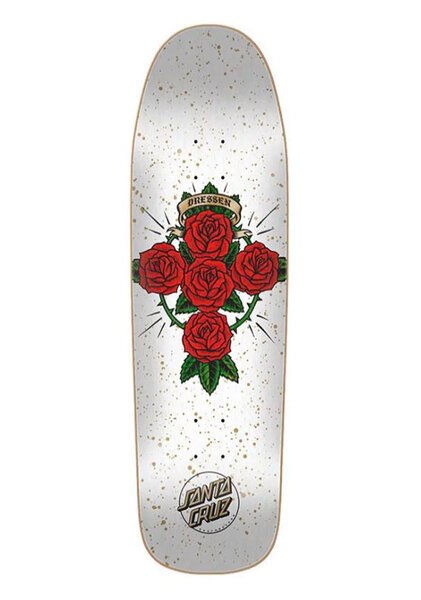 DRESSEN ROSE CROSS SHAPED DECK - 9.31-skate-Backdoor Surf