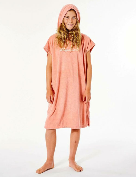 GIRLS SCRIPT HOODED TOWEL