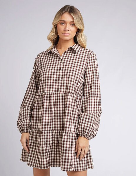 HARLEM CHECK DRESS-womens-Backdoor Surf