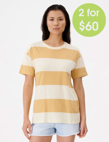 2FOR 60 PLAINS OVERSIZED TEE