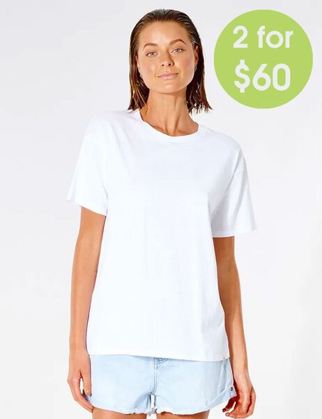 2FOR 60 PLAINS OVERSIZED TEE-womens-Backdoor Surf