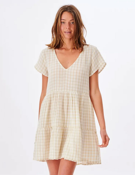 PREMIUM SURF CHECK DRESS