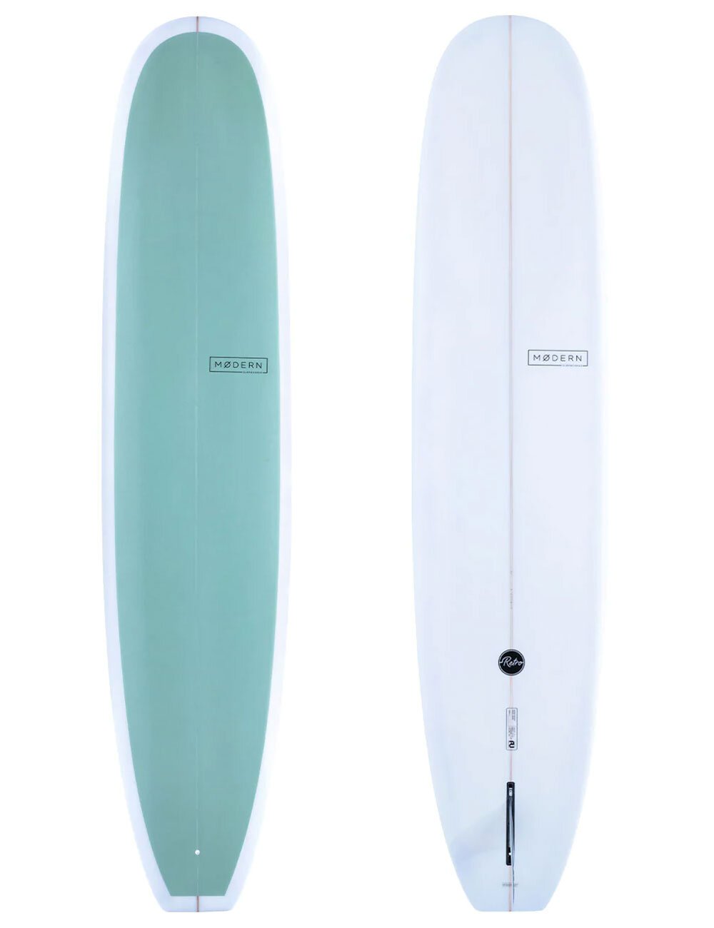 Modern surfboards store longboard