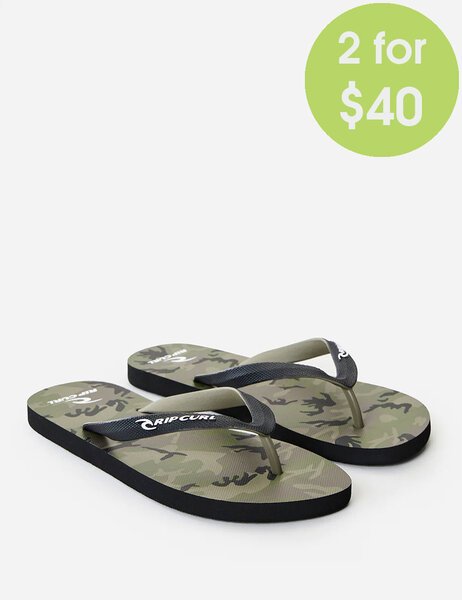 2FOR 40 CAMOUFLAGE OPEN TOE-footwear-Backdoor Surf