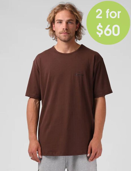 2FOR 60 STAPLE TEE-mens-Backdoor Surf