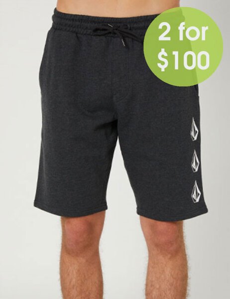 2FOR 100 ROUNDABOUT FLEECE SHORT-mens-Backdoor Surf