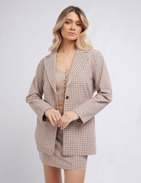 SPENCER CHECK BLAZER-womens-Backdoor Surf