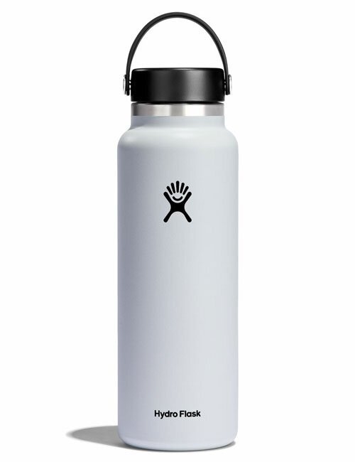 White hydro best sale flask water bottle