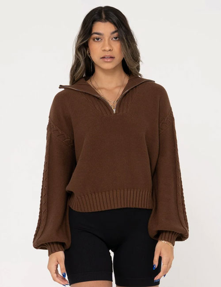 AMELIE HALF ZIP KNIT