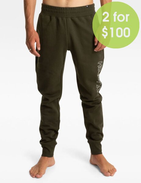 2FOR 100 OUTLINE FLEECE PANT-mens-Backdoor Surf