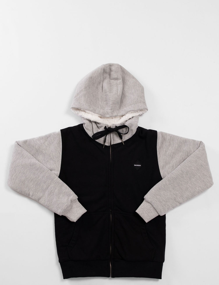 BOYS HOODED SHERPA FLEECE